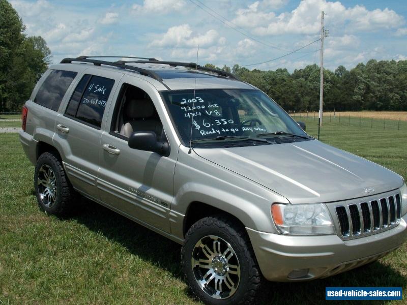 2003 Jeep Grand Cherokee for Sale in the United States