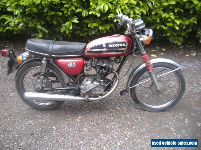 CLASSIC HONDA CB 125 S 1975 RIDE OR RESTORE BARN FIND for Sale