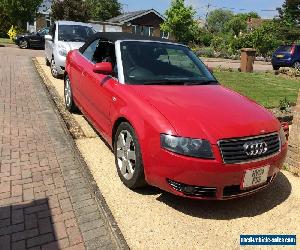 2004 AUDI A4 RED CONVERTABLE-  2.4l - PRICED TO SELL