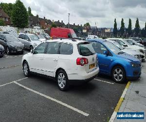 2008 VOLKSWAGEN PASSAT SE TDI WHITE Estate 2.0 TDI 140bhp