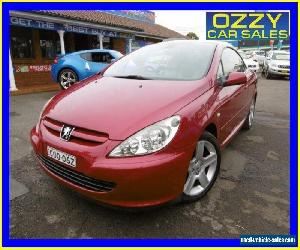 2004 Peugeot 307 CC Dynamic Maroon Manual 5sp M Cabriolet