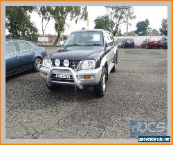 2002 Mitsubishi Triton MK GLS (4x4) Purple Manual 5sp M Dual Cab Utility for Sale