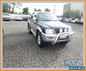 2002 Mitsubishi Triton MK GLS (4x4) Purple Manual 5sp M Dual Cab Utility