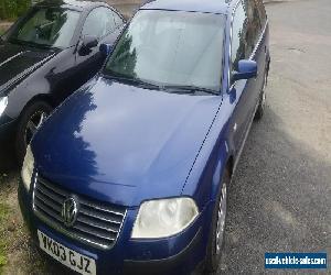 2003 VOLKSWAGEN PASSAT S TDI BLUE (spares or repairs but runs and drives)