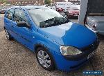 2001 VAUXHALL CORSA CLUB 12V BLUE for Sale