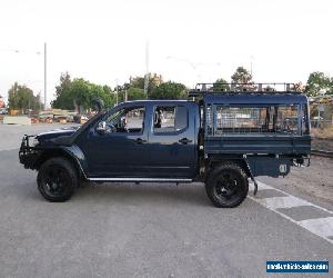 2008 Nissan Navara D40 ST-X Blue Manual 6sp M 4D UTILITY