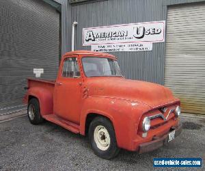 1955 FORD F100 LHD Y BLOCK MANUAL TRANS CLEAN DRY PROJECT TRUCK 