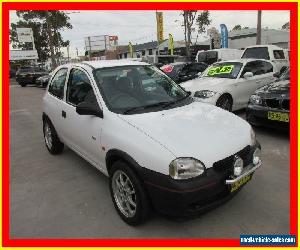 1998 Holden Barina SB City White Manual 5sp M Hatchback