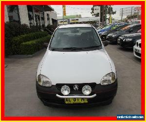 1998 Holden Barina SB City White Manual 5sp M Hatchback