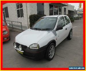 1998 Holden Barina SB City White Manual 5sp M Hatchback