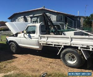 1978 FORD F100 LONG WHEEL BASE 4WD TRAY BACK FOLD SIDE WITH CRANE