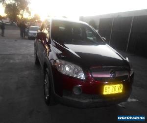 2007 Holden Captiva CG SX (4x4) Burgundy Automatic 5sp A Wagon