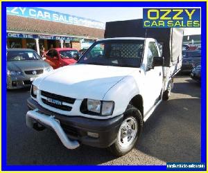 2001 Holden Rodeo TFR9 LX White Manual 5sp M Cab Chassis