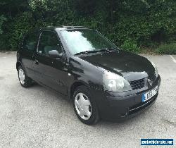 2004 Renault Clio 1.4 16V Petrol Automatic 12 Month MOT Black Extensive History for Sale