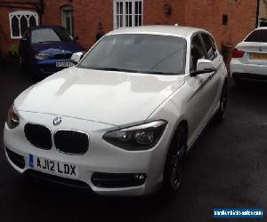 2012 BMW 116D SPORT WHITE ,low miles,excellent condition 