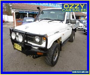 1998 Toyota Landcruiser HZJ75RP (4x4) White Manual 5sp M Cab Chassis