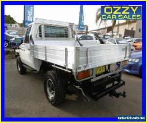 1998 Toyota Landcruiser HZJ75RP (4x4) White Manual 5sp M Cab Chassis