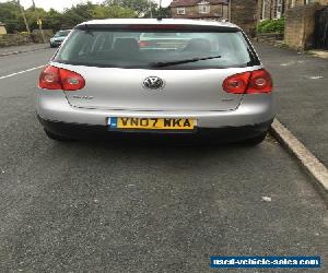 2007 VOLKSWAGEN GOLF MATCH TDI 105 SILVER NO RESERVE