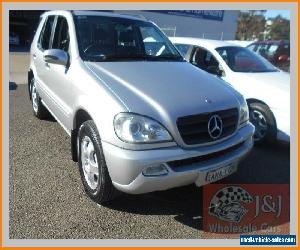 2002 Mercedes-Benz ML W163 320 (4x4) Silver Automatic 5sp A Wagon