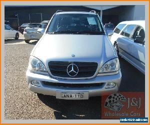 2002 Mercedes-Benz ML W163 320 (4x4) Silver Automatic 5sp A Wagon