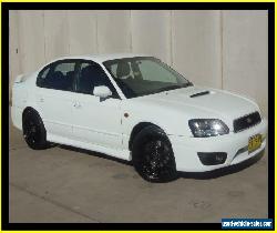 2001 Subaru Liberty MY02 B4 White Manual 5sp M Sedan for Sale