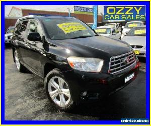 2008 Toyota Kluger GSU45R Grande (4x4) Black Automatic 5sp A Wagon