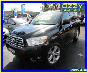 2008 Toyota Kluger GSU45R Grande (4x4) Black Automatic 5sp A Wagon