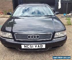 2002 Audi A8 Quattro 2.8 Sport 5 Speed Automatic in Black. (Spares or Repair) for Sale