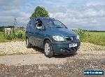 2001 VAUXHALL ZAFIRA ELEGANCE 16V GREEN 7 seater  for Sale