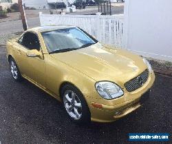 2001 Mercedes-Benz SLK-Class designo gold edition for Sale