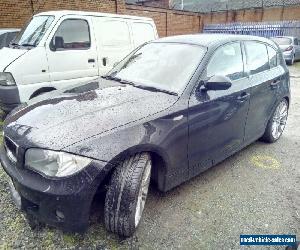 2007 BMW 1 Series 120D M Sport 5 Door 177BHP Metalic Black with No Reserve 