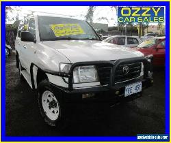 2004 Toyota Landcruiser HZJ105R (4x4) White Manual 5sp M Wagon for Sale