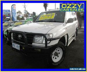 2004 Toyota Landcruiser HZJ105R (4x4) White Manual 5sp M Wagon