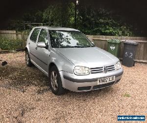 2002 VOLKSWAGEN GOLF TDI S SILVER