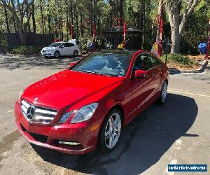 2012 Mercedes-Benz E-Class coupe