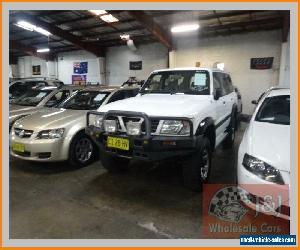 1999 Nissan Patrol GU ST (4x4) White Manual 5sp M Wagon