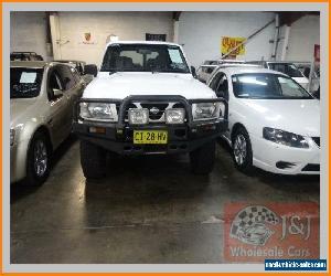 1999 Nissan Patrol GU ST (4x4) White Manual 5sp M Wagon