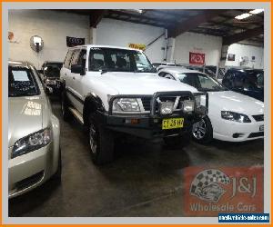 1999 Nissan Patrol GU ST (4x4) White Manual 5sp M Wagon