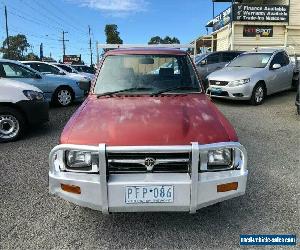 1995 Toyota Hilux RN90R DX Red Manual 5sp M Utility