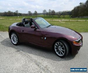 BMW Z4 2004 Merlot Red, recent MOT, 38,000 miles only, FSH