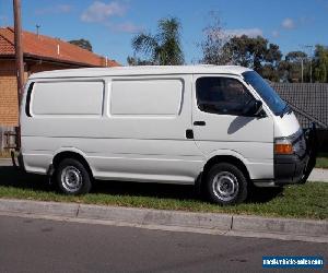 toyota hiace diesel lwb van big $$ spent on full rebuild  the best you will find for Sale