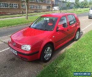 VOLKSWAGEN GOLF SE AUTO,2001, RED, 5 DOOR,