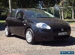 2006 Fiat Punto Dynamic Black Automatic 5sp A Hatchback for Sale