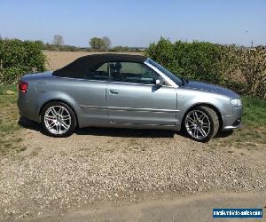 Audi A4 2.0 S Line Cabriolet 08 Plate