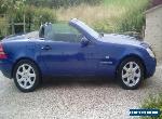 mercedes 230 slk kompressor,new MOT, fantastic blue with blue leather interior for Sale