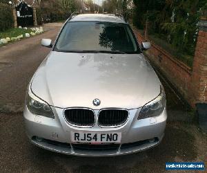 BMW 525d se touring auto silver with black leather trim years mot 