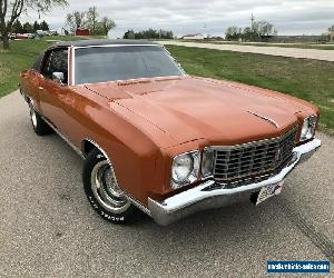 1972 Chevrolet Monte Carlo 350 - 4 speed, Hugger Orange, Mint  Restored