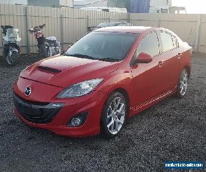 2010 MAZDA 3 SEDAN BL 2.3L TURBO 6SPD MANUAL 6KMS DAMAGED STOLEN NO VIV like MPS