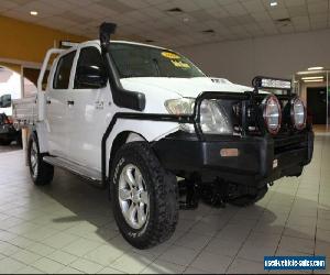 2010 Toyota Hilux KUN26R MY10 SR Glacier White Automatic A Traytop