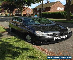 FULL YEAR MOT RENAULT CLIO AUTHENTIQUE 1.2 PETROL 2005 BLACK 57,000 MILES